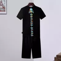Cheap Philipp Plein PP Tracksuits Short Sleeved For Men #1324066 Replica Wholesale [$56.00 USD] [ITEM#1324066] on Replica Philipp Plein PP Tracksuits