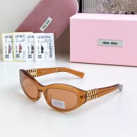 Cheap MIU MIU AAA Quality Sunglasses #1324599 Replica Wholesale [$60.00 USD] [ITEM#1324599] on Replica MIU MIU AAA Sunglasses