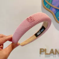 Cheap MIU MIU Headband For Women #1324720 Replica Wholesale [$27.00 USD] [ITEM#1324720] on Replica MIU MIU Headband