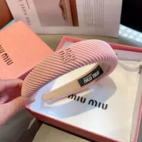 Cheap MIU MIU Headband For Women #1324720 Replica Wholesale [$27.00 USD] [ITEM#1324720] on Replica MIU MIU Headband
