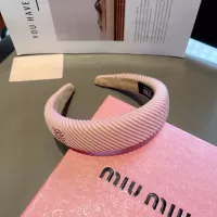 Cheap MIU MIU Headband For Women #1324720 Replica Wholesale [$27.00 USD] [ITEM#1324720] on Replica MIU MIU Headband