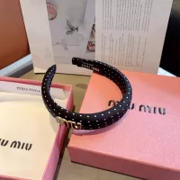 Cheap MIU MIU Headband For Women #1324784 Replica Wholesale [$27.00 USD] [ITEM#1324784] on Replica MIU MIU Headband