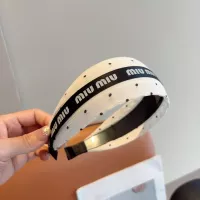 Cheap MIU MIU Headband For Women #1324785 Replica Wholesale [$27.00 USD] [ITEM#1324785] on Replica MIU MIU Headband