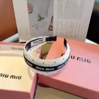 Cheap MIU MIU Headband For Women #1324785 Replica Wholesale [$27.00 USD] [ITEM#1324785] on Replica MIU MIU Headband