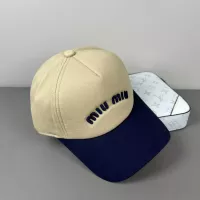 Cheap MIU MIU Caps #1325385 Replica Wholesale [$25.00 USD] [ITEM#1325385] on Replica MIU MIU Caps