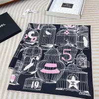 Cheap Chanel Silk Squares #1325744 Replica Wholesale [$64.00 USD] [ITEM#1325744] on Replica Chanel Scarves