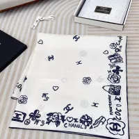 Cheap Chanel Silk Squares #1325770 Replica Wholesale [$64.00 USD] [ITEM#1325770] on Replica Chanel Scarves