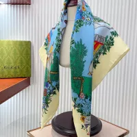 Cheap Gucci Silk Squares #1326216 Replica Wholesale [$64.00 USD] [ITEM#1326216] on Replica Gucci Scarf
