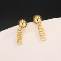 Cheap MIU MIU Earrings For Women #1326380 Replica Wholesale [$25.00 USD] [ITEM#1326380] on Replica MIU MIU Earrings