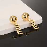 Cheap MIU MIU Earrings For Women #1326380 Replica Wholesale [$25.00 USD] [ITEM#1326380] on Replica MIU MIU Earrings
