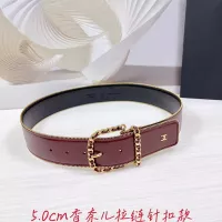 Cheap Chanel AAA Quality Belts In 5.0cm For Women #1327145 Replica Wholesale [$80.00 USD] [ITEM#1327145] on Replica Chanel AAA Quality Belts