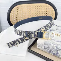Cheap Christian Dior AAA Quality Belts In 3.0cm For Women #1327173 Replica Wholesale [$56.00 USD] [ITEM#1327173] on Replica Christian Dior AAA Quality Belts