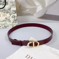Cheap Christian Dior AAA Quality Belts In 3.0cm For Women #1327209 Replica Wholesale [$60.00 USD] [ITEM#1327209] on Replica Christian Dior AAA Quality Belts