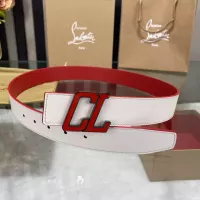 Cheap Christian Louboutin CL AAA Quality Belts In 3.5cm For Men #1327344 Replica Wholesale [$72.00 USD] [ITEM#1327344] on Replica Christian Louboutin CL AAA Quality Belts