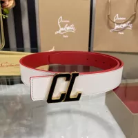 Cheap Christian Louboutin CL AAA Quality Belts In 3.5cm For Men #1327345 Replica Wholesale [$72.00 USD] [ITEM#1327345] on Replica Christian Louboutin CL AAA Quality Belts
