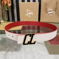 Cheap Christian Louboutin CL AAA Quality Belts In 3.5cm For Men #1327345 Replica Wholesale [$72.00 USD] [ITEM#1327345] on Replica Christian Louboutin CL AAA Quality Belts