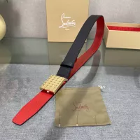 Cheap Christian Louboutin CL AAA Quality Belts In 3.5cm For Men #1327350 Replica Wholesale [$76.00 USD] [ITEM#1327350] on Replica Christian Louboutin CL AAA Quality Belts