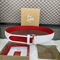 Cheap Christian Louboutin CL AAA Quality Belts In 4.0cm For Men #1327438 Replica Wholesale [$108.00 USD] [ITEM#1327438] on Replica Christian Louboutin CL AAA Quality Belts