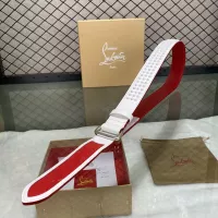 Cheap Christian Louboutin CL AAA Quality Belts In 4.0cm For Men #1327438 Replica Wholesale [$108.00 USD] [ITEM#1327438] on Replica Christian Louboutin CL AAA Quality Belts