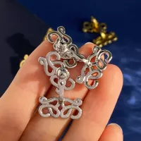 Cheap LOEWE Earrings In Silver For Women #1327461 Replica Wholesale [$29.00 USD] [ITEM#1327461] on Replica LOEWE Earrings