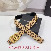 Cheap Dolce &amp; Gabbana D&amp;G AAA Quality Belts In 4.0cm For Unisex #1327498 Replica Wholesale [$72.00 USD] [ITEM#1327498] on Replica Dolce &amp; Gabbana D&amp;G AAA Quality Belts