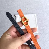 Cheap Hermes AAA Quality Belts In 1.3cm For Women #1327532 Replica Wholesale [$52.00 USD] [ITEM#1327532] on Replica Hermes AAA Quality Belts