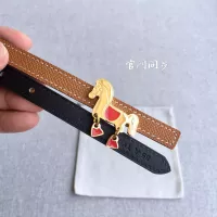 Cheap Hermes AAA Quality Belts In 1.3cm For Women #1327558 Replica Wholesale [$52.00 USD] [ITEM#1327558] on Replica Hermes AAA Quality Belts