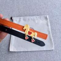 Cheap Hermes AAA Quality Belts In 1.3cm For Women #1327561 Replica Wholesale [$52.00 USD] [ITEM#1327561] on Replica Hermes AAA Quality Belts