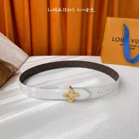Cheap Louis Vuitton AAA Quality Belts In 3.0cm For Women #1327958 Replica Wholesale [$56.00 USD] [ITEM#1327958] on Replica Louis Vuitton AAA Quality Belts