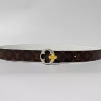 Cheap Louis Vuitton AAA Quality Belts In 3.0cm For Women #1328001 Replica Wholesale [$56.00 USD] [ITEM#1328001] on Replica Louis Vuitton AAA Quality Belts