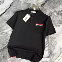 Cheap Thom Browne TB T-Shirts Short Sleeved For Men #1328122 Replica Wholesale [$42.00 USD] [ITEM#1328122] on Replica Thom Browne TB T-Shirts