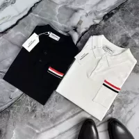 Cheap Thom Browne TB T-Shirts Short Sleeved For Men #1328122 Replica Wholesale [$42.00 USD] [ITEM#1328122] on Replica Thom Browne TB T-Shirts