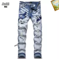 Cheap Amiri Jeans For Men #1328184 Replica Wholesale [$48.00 USD] [ITEM#1328184] on Replica Amiri Jeans