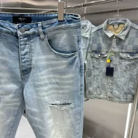 Cheap Amiri Jeans For Men #1328513 Replica Wholesale [$72.00 USD] [ITEM#1328513] on Replica Amiri Jeans