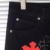 Cheap Chrome Hearts Jeans For Men #1328545 Replica Wholesale [$72.00 USD] [ITEM#1328545] on Replica Chrome Hearts Jeans