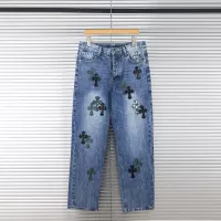 Cheap Chrome Hearts Jeans For Men #1328546 Replica Wholesale [$72.00 USD] [ITEM#1328546] on Replica Chrome Hearts Jeans