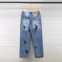 Cheap Chrome Hearts Jeans For Men #1328546 Replica Wholesale [$72.00 USD] [ITEM#1328546] on Replica Chrome Hearts Jeans