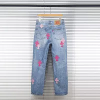 Cheap Chrome Hearts Jeans For Men #1328547 Replica Wholesale [$72.00 USD] [ITEM#1328547] on Replica Chrome Hearts Jeans