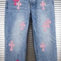 Cheap Chrome Hearts Jeans For Men #1328547 Replica Wholesale [$72.00 USD] [ITEM#1328547] on Replica Chrome Hearts Jeans