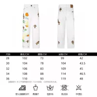 Cheap Chrome Hearts Jeans For Men #1328549 Replica Wholesale [$72.00 USD] [ITEM#1328549] on Replica Chrome Hearts Jeans