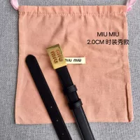 Cheap MIU MIU AAA Quality Belts In 2.0cm For Women #1328563 Replica Wholesale [$52.00 USD] [ITEM#1328563] on Replica MIU MIU AAA Quality Belts