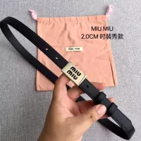Cheap MIU MIU AAA Quality Belts In 2.0cm For Women #1328564 Replica Wholesale [$52.00 USD] [ITEM#1328564] on Replica MIU MIU AAA Quality Belts