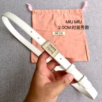 Cheap MIU MIU AAA Quality Belts In 2.0cm For Women #1328568 Replica Wholesale [$52.00 USD] [ITEM#1328568] on Replica MIU MIU AAA Quality Belts