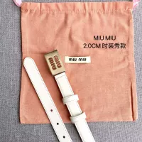 Cheap MIU MIU AAA Quality Belts In 2.0cm For Women #1328568 Replica Wholesale [$52.00 USD] [ITEM#1328568] on Replica MIU MIU AAA Quality Belts
