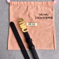 Cheap MIU MIU AAA Quality Belts In 2.0cm For Women #1328573 Replica Wholesale [$52.00 USD] [ITEM#1328573] on Replica MIU MIU AAA Quality Belts