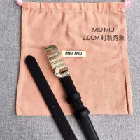 Cheap MIU MIU AAA Quality Belts In 2.0cm For Women #1328574 Replica Wholesale [$52.00 USD] [ITEM#1328574] on Replica MIU MIU AAA Quality Belts