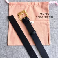 Cheap MIU MIU AAA Quality Belts In 3.0cm For Women #1328592 Replica Wholesale [$52.00 USD] [ITEM#1328592] on Replica MIU MIU AAA Quality Belts