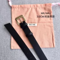 Cheap MIU MIU AAA Quality Belts In 3.0cm For Women #1328593 Replica Wholesale [$52.00 USD] [ITEM#1328593] on Replica MIU MIU AAA Quality Belts