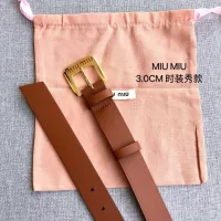 Cheap MIU MIU AAA Quality Belts In 3.0cm For Women #1328594 Replica Wholesale [$52.00 USD] [ITEM#1328594] on Replica MIU MIU AAA Quality Belts