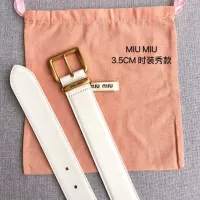 Cheap MIU MIU AAA Quality Belts In 3.5cm For Women #1328607 Replica Wholesale [$52.00 USD] [ITEM#1328607] on Replica MIU MIU AAA Quality Belts
